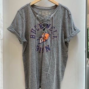 Retro Trendy Tie Bucknell University Shirt